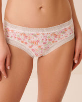 Super Soft Lace Trim Cheeky Panty