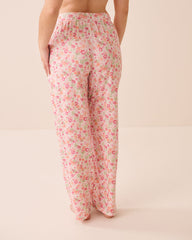 Watercolour Floral Print Super Soft Pajama Pants