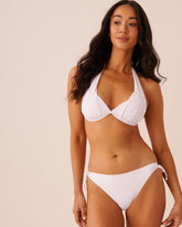 WHITE Convertible Triangle Bikini Top
