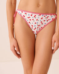 WILD CHERRY Side Tie Bikini Bottom