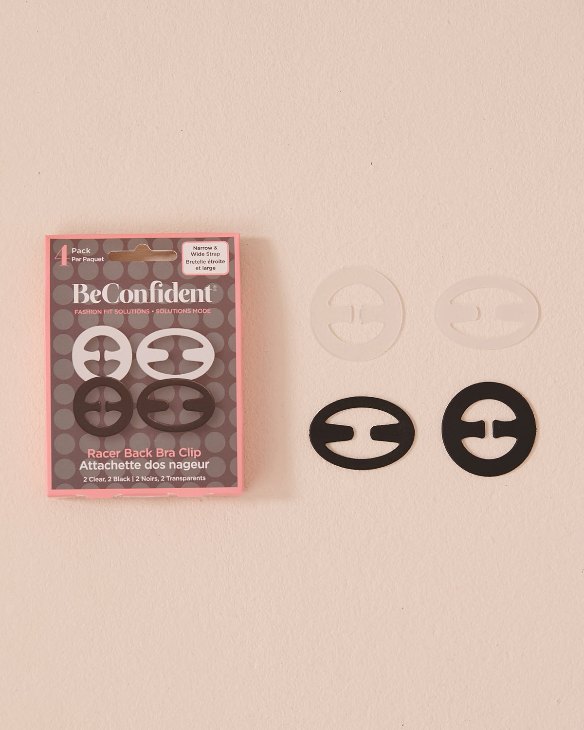 4-Pack Racer Back Bra Clip