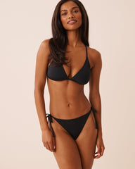 BLACK Thong Bikini Bottom