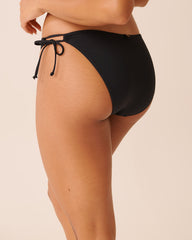 BLACK Side Tie Bikini Bottom