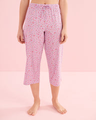 Boat Print Cotton T-shirt and Capris PJ Set