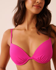 BRIGHT FUCHSIA Push-up Bikini Top