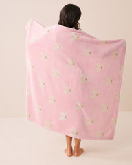 Cat Print Soft Plush Blanket