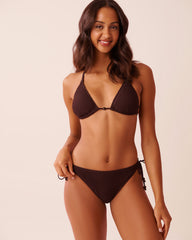 CHOCOLATE Crochet Triangle Bikini Top