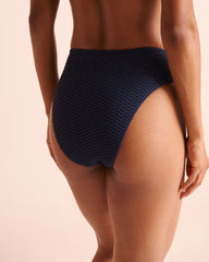 CLASSIC NAVY High Waist Crochet Cheeky Bikini Bottom