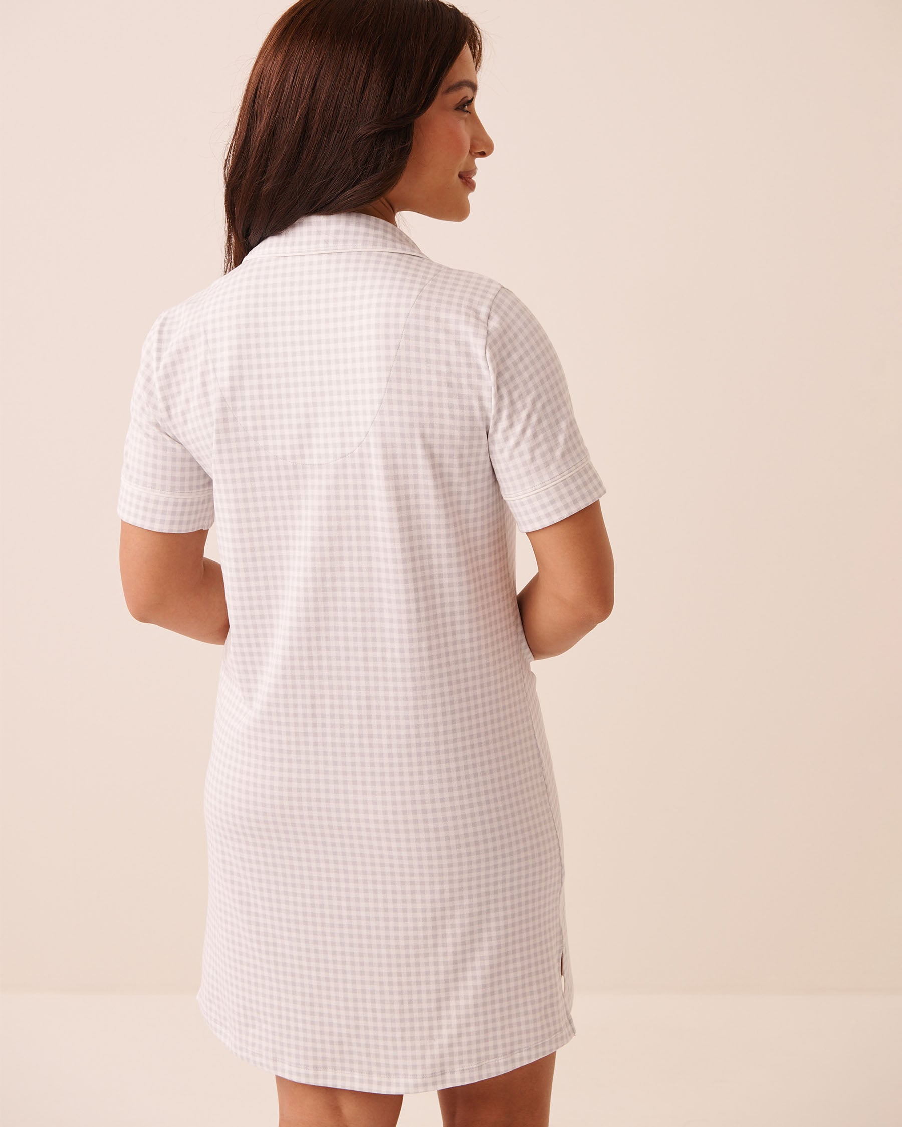 Cotton Button-down Sleepshirt