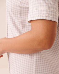Cotton Button-down Sleepshirt