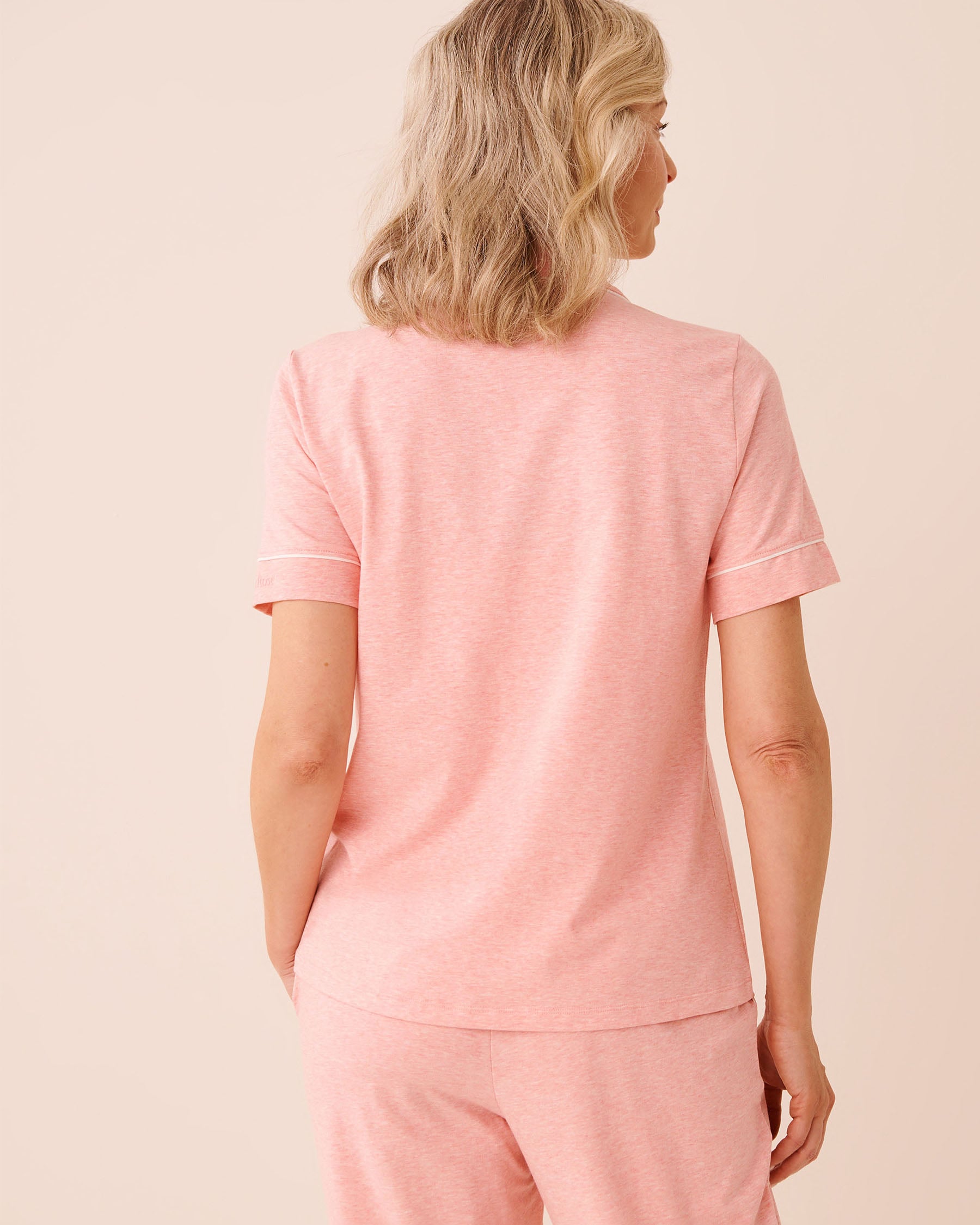 Cotton Short Sleeve Button-down Shirt
