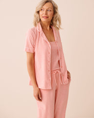 Cotton Short Sleeve Button-down Shirt