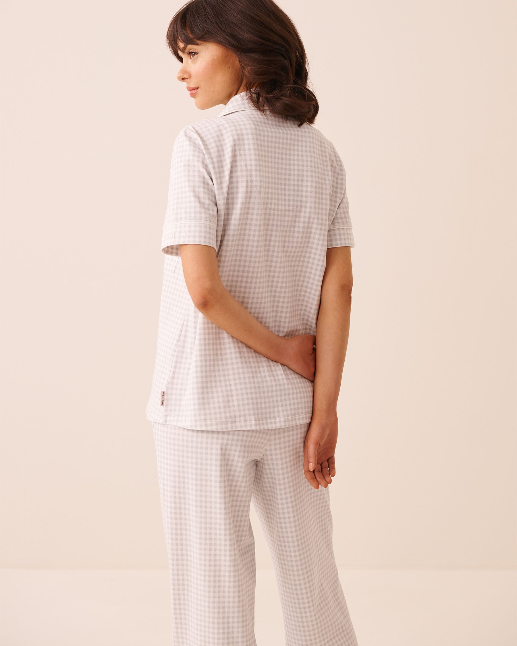 Cotton Short Sleeve Button-down Shirt