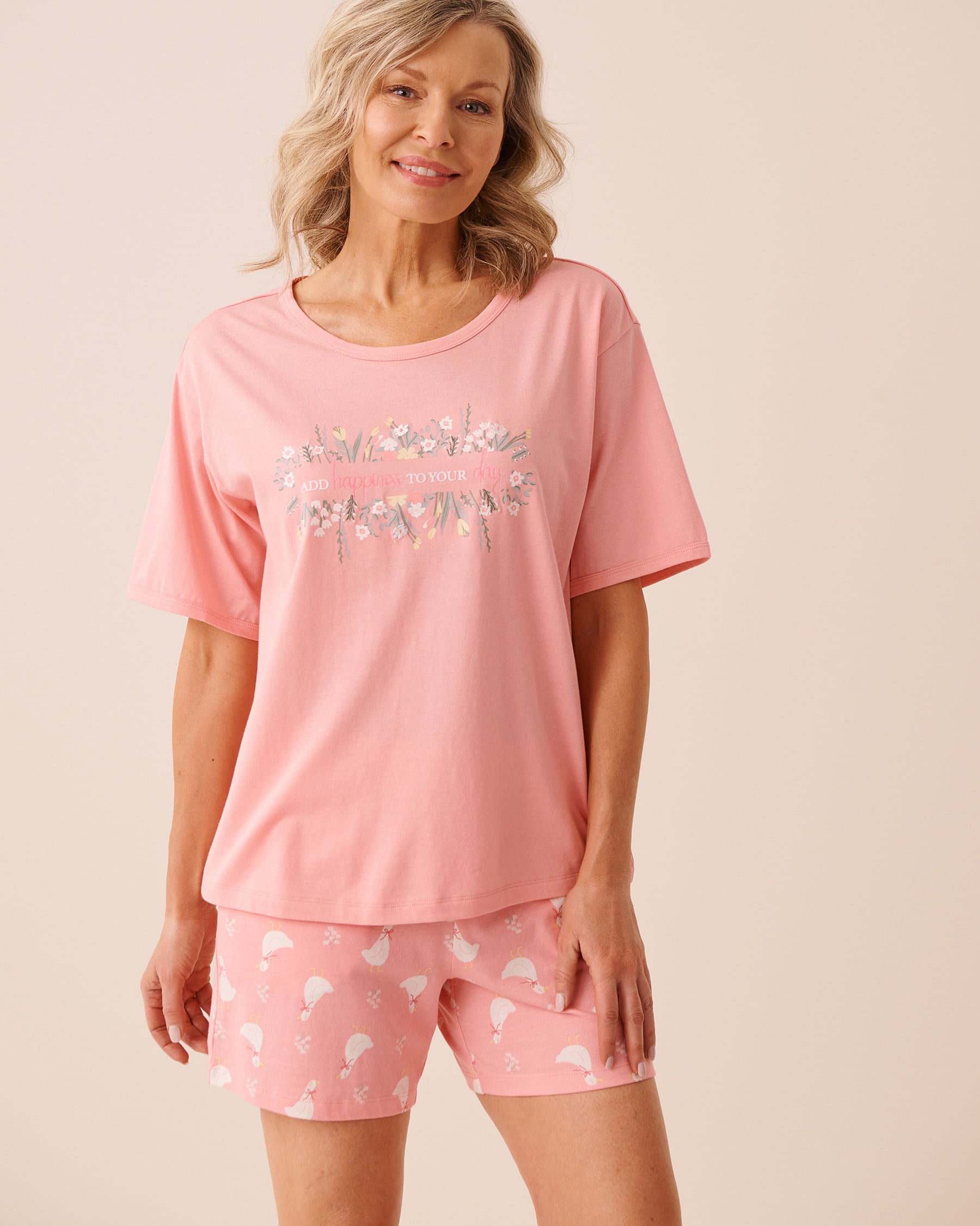 Floral Print Short Sleeve T-shirt