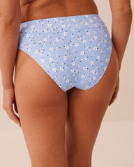 COUNTRYSIDE TRIP Mid Waist Brazilian Bikini Bottom