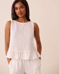 Crepe Knit Wide Leg Pants
