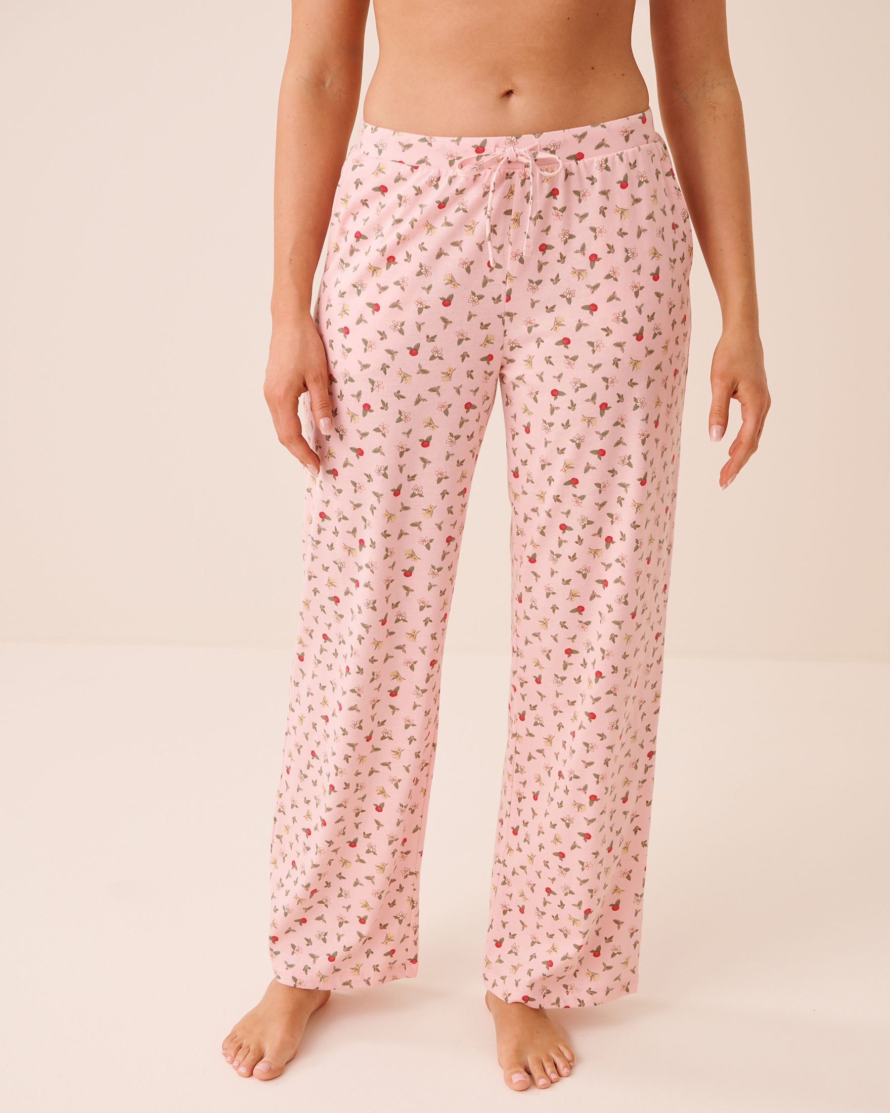 Ditsy Floral Print Cotton Pyjama Pants