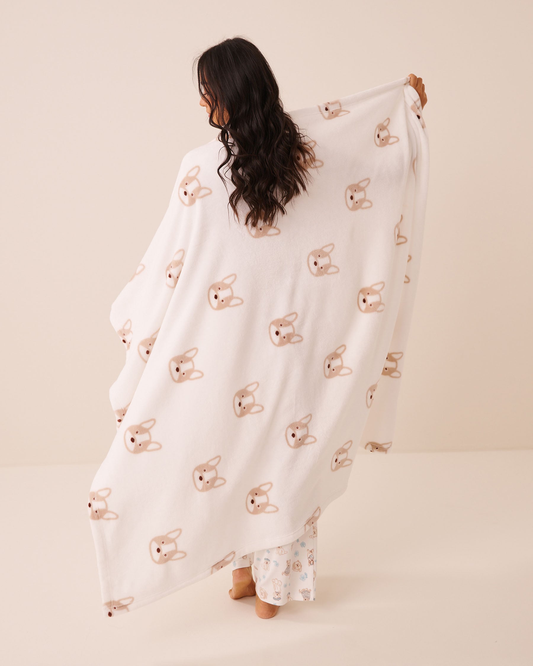Dog Print Soft Plush Blanket