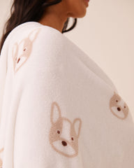 Dog Print Soft Plush Blanket