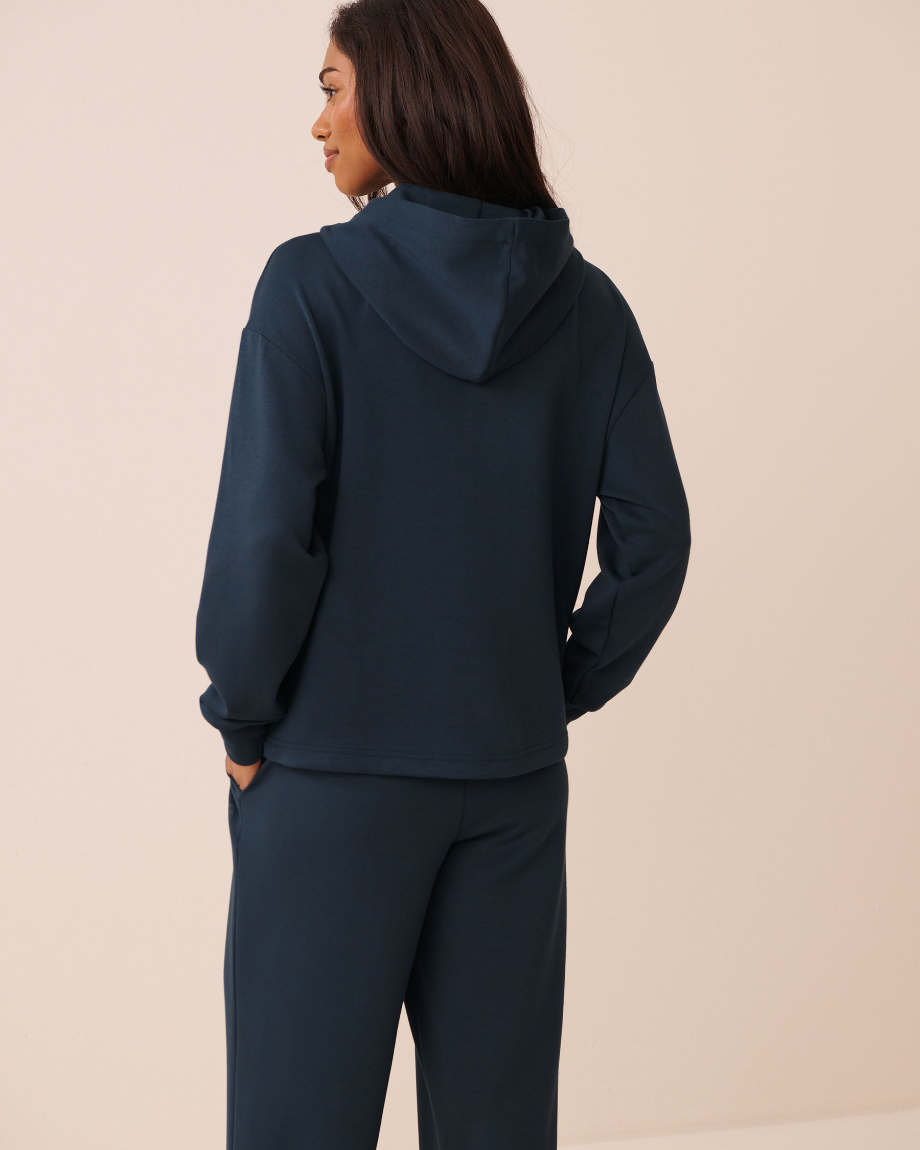Double-knit Zip-up Hoodie
