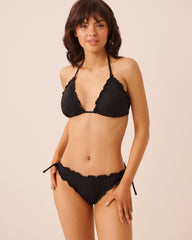 EYELET Side Tie Brazilian Bikini Bottom