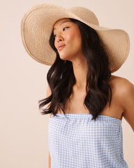 Floppy Straw Beach Hat