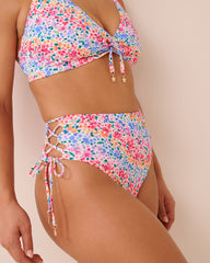 FLORAL CRUSH D Cup Triangle Bikini Top