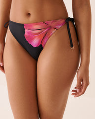 HIBISCUS LUX Side Tie Brazilian Bikini Bottom