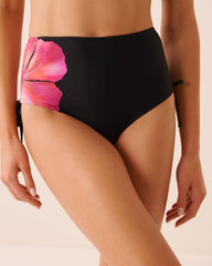 HIBISCUS LUX Side Tie High Waist Bikini Bottom