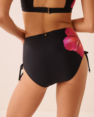 HIBISCUS LUX Side Tie High Waist Bikini Bottom