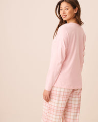 Highland Cow Print Cotton Long Sleeve Shirt