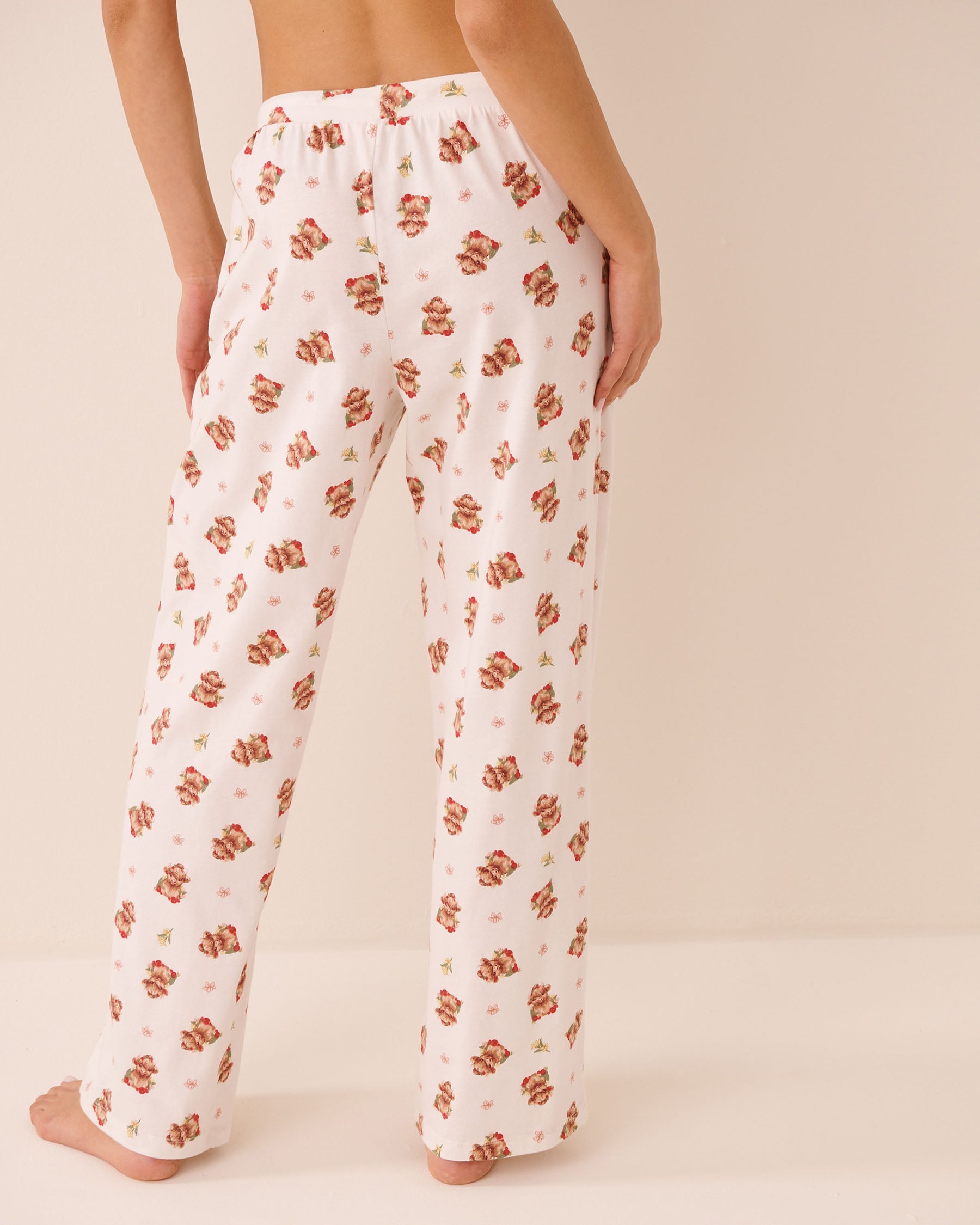 Highland Cow Print Cotton Pajama Pants