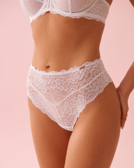 Lace High Waist Cheeky Panty