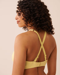 LEMON SORBET D Cup Plunge Bikini Top