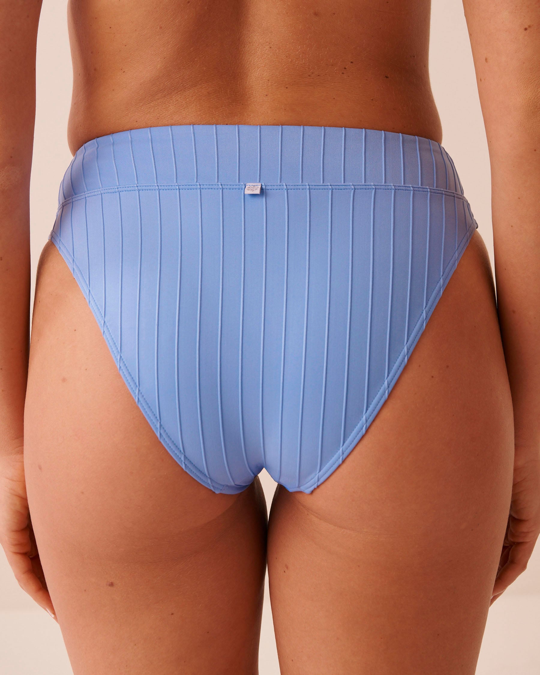 LILAC BLUE High Waist Brazilian Bikini Bottom