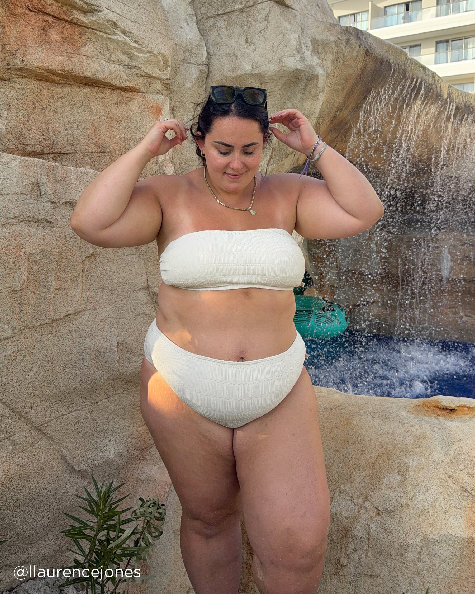 COCONUT MILK Bandeau Bikini Top
