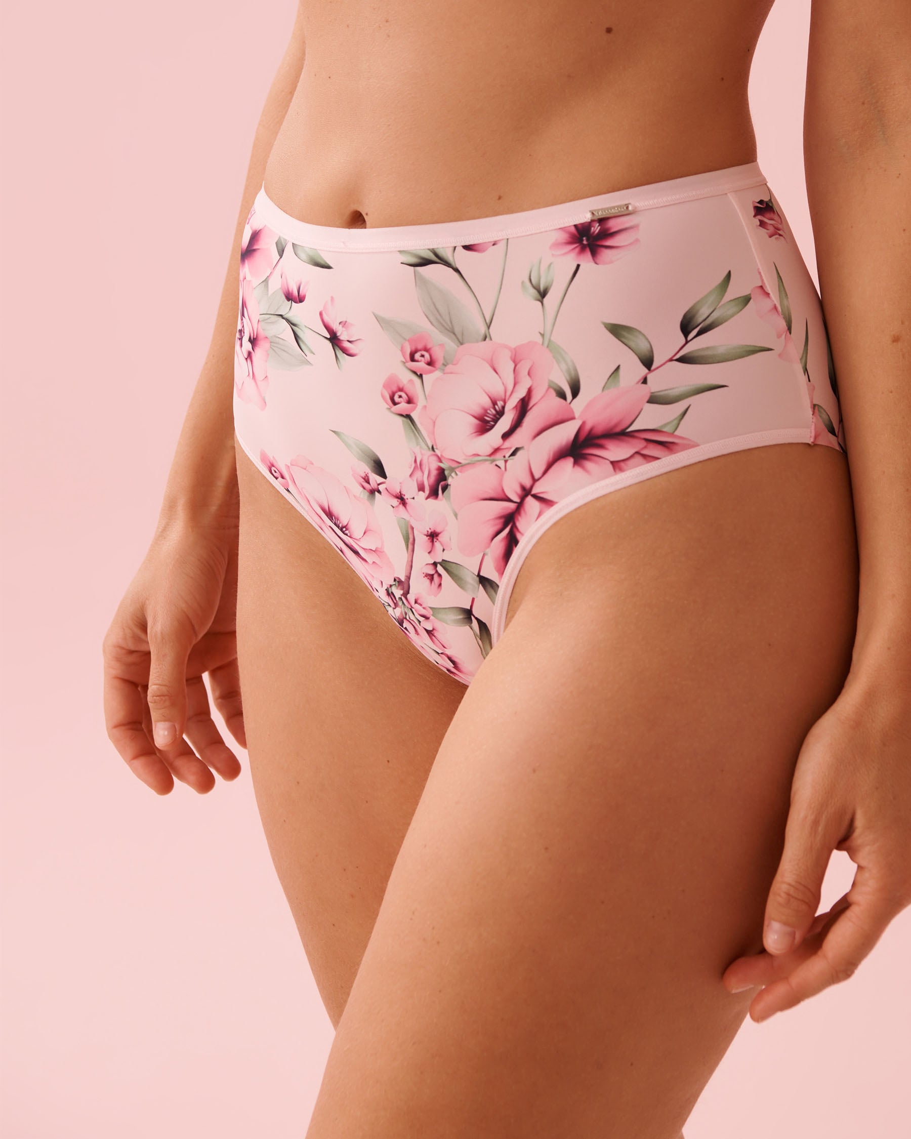 Microfiber Sleek Back High Waist Bikini Panty