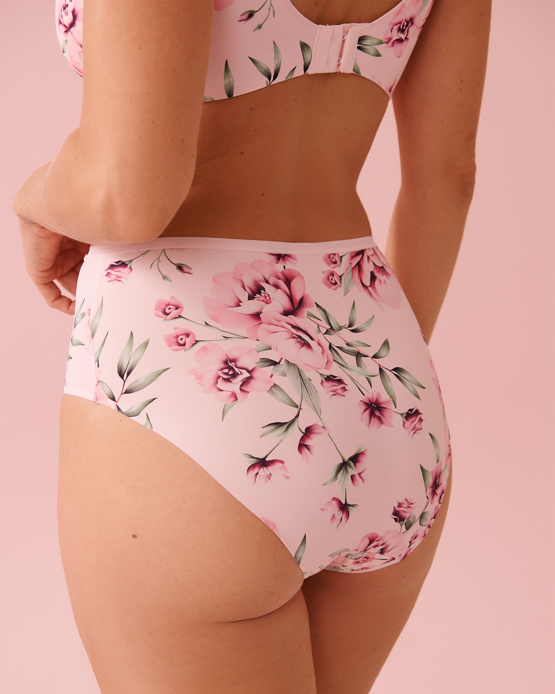 Microfiber Sleek Back High Waist Bikini Panty
