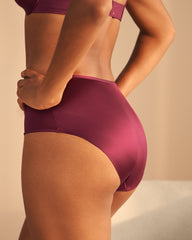 Microfiber Sleek Back High Waist Bikini Panty