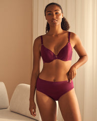Microfiber Sleek Back High Waist Bikini Panty