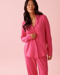Modal Long Sleeve Button-down Shirt