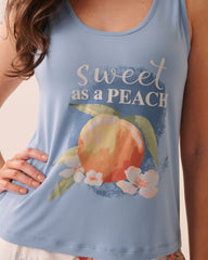 Peach Print Super Soft Tank Top