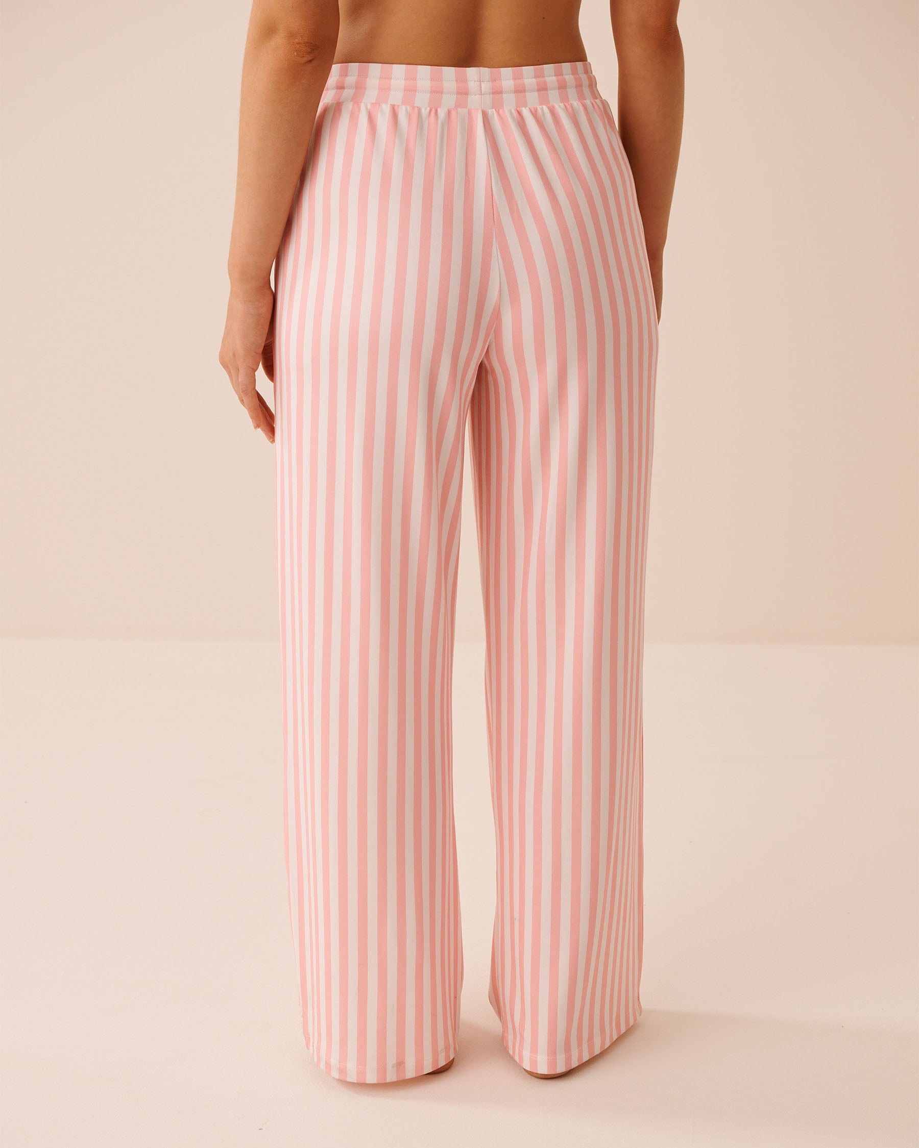 Floral Stripe Print Super Soft Pajama Pants