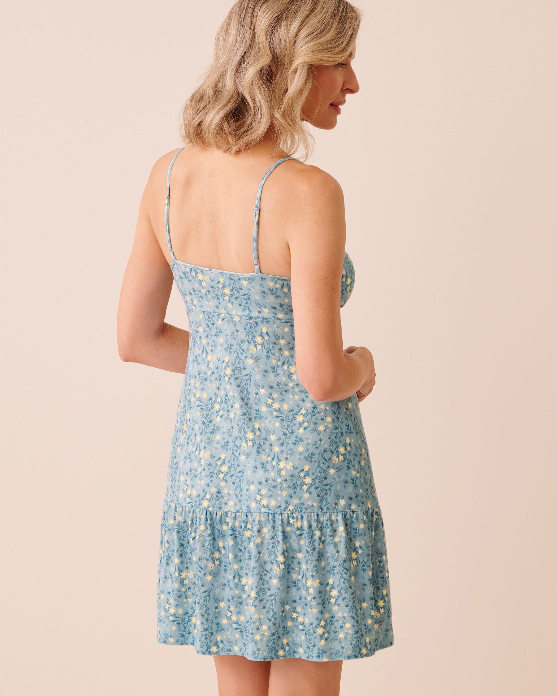 Ditsy Floral Print Super Soft Tiered Nightie