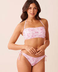 PINK MEADOW Bandeau Bikini Top