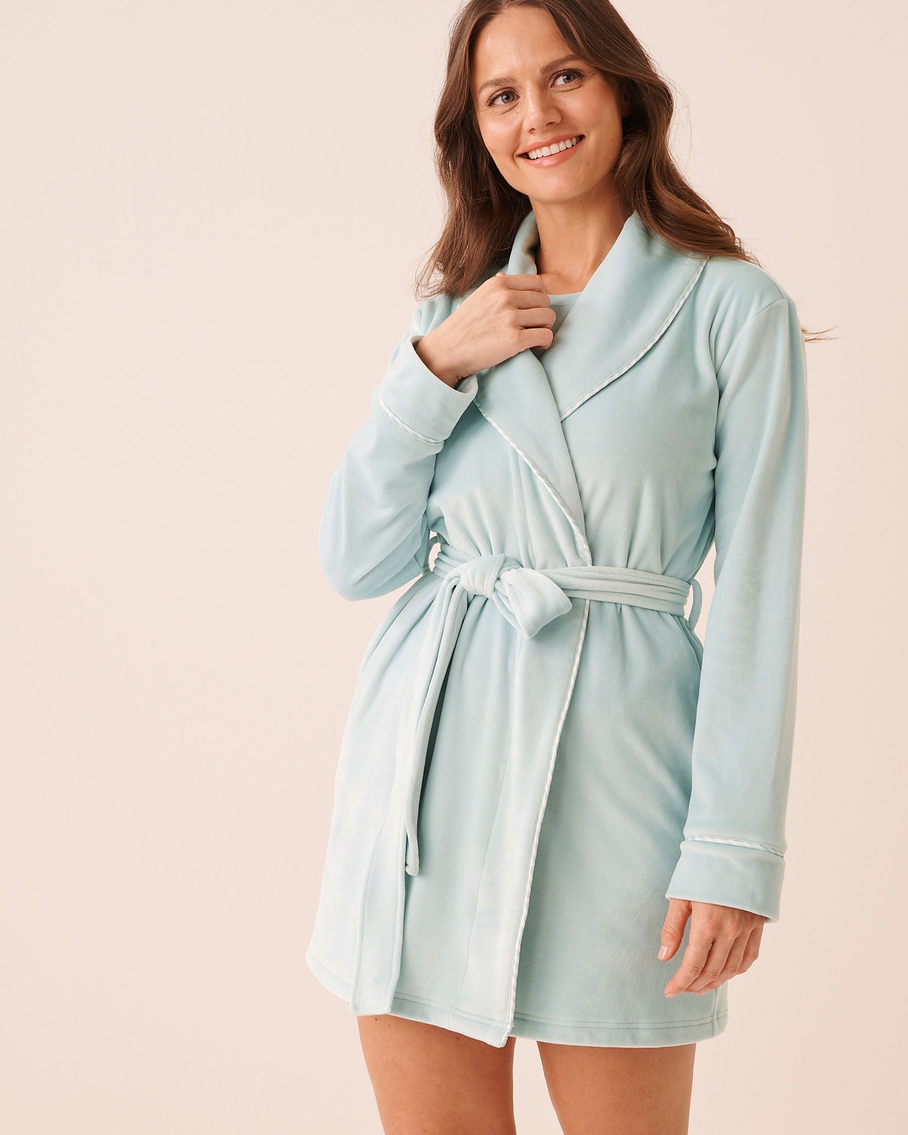 Plush Velour Robe