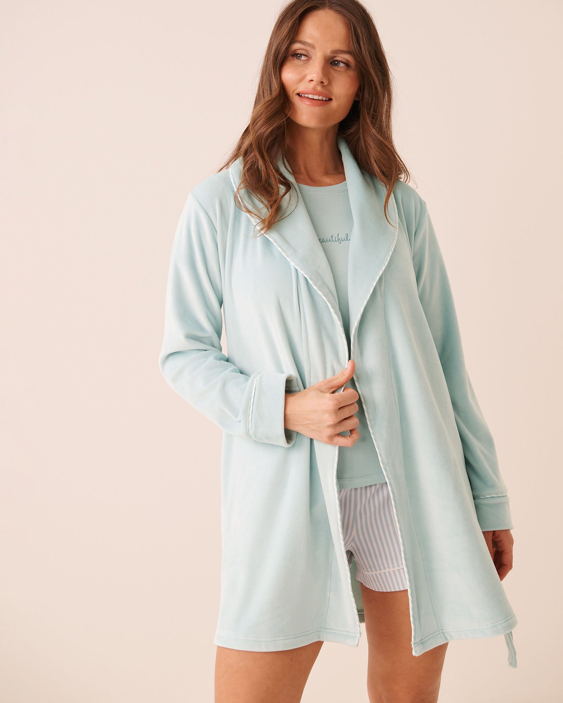 Plush Velour Robe