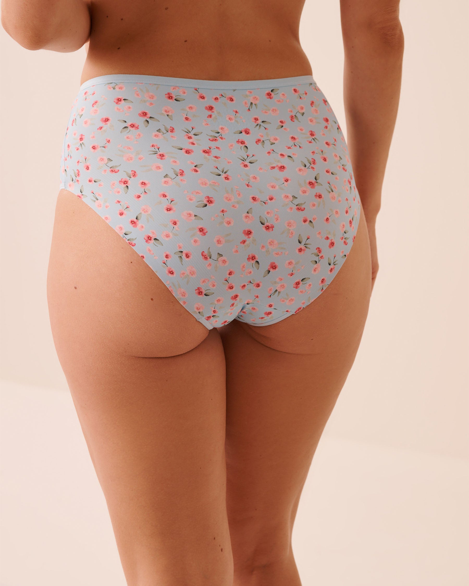 Microfiber Sleek Back High Waist Bikini Panty