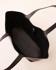 Faux Leather Tote Bag