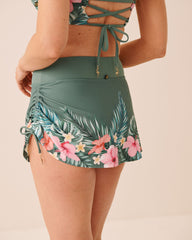 RESORT GETAWAY High Waist Skirt Bikini Bottom